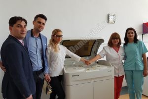 O altă donaţie către spitalul din Găeşti! Gestul familiei Voevodschi, copiat de un colaborator!