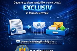 Dispare dosarul cu şină la ISU Dâmboviţa! Documentaţiile de avizare şi autorizare, exclusiv online