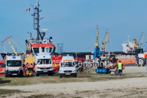 SURSE: Remorcherul scufundat in zona Portului Midia ar fi fost localizat