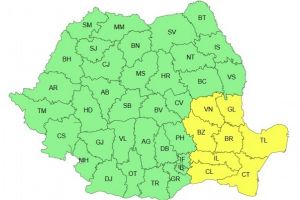 Cod galben de intensificari ale vantului in judetele Costanta si Tulcea! Detalii de la ANM