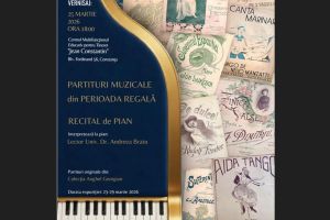 Expozitia Partituri muzicale din perioada regala este gazduita de Centrul Jean Constantin Constanta. Recital de pian in cadrul vernisajului