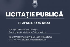 Anunţ public privind organizarea licitaţiei pentru vânzarea unor terenuri şi imobile