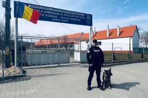 Poliţia a intrat în şcoli şi a verificat magazinele din jur, în mai multe localităţi din Sibiu / foto