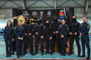 Poliţiştii şi sportivii au promovat disciplina şi fair-play-ul înainte de Ziua Poliţiei Române