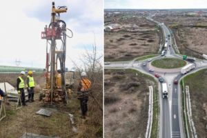 FOTO. Pasajul subteran de la Drumul Boilor intră în etapa de pregătire. Au început forajele geotehnice