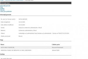 Auto Haus Tudor SRL, obligata de SPIT Constanta sa plateasca taxa de afisaj. Proces deschis la Curtea de Apel 