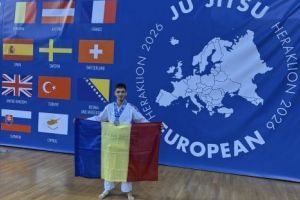 Medalie cu argint şi titlul de vicecampion european la Seniori obţinut de sportivul CSM Sfântu Gheorghe, Denis Pavel, la Campionatele Europene de Ju-Jitsu din Grecia