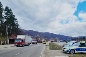 Controale ale poliţiştilor rutieri şi inspectorilor ISCTR pe DN 17D