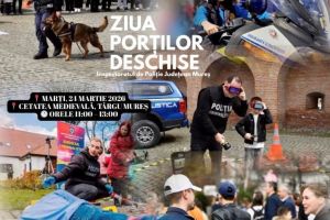 Ziua Poliţiei Române sărbătorită în Cetatea Medievală Târgu Mureş
