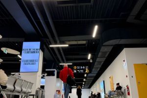 FOTO. Primii pasageri la noul terminal al Aeroportului Mihail Kogalniceanu Constanta