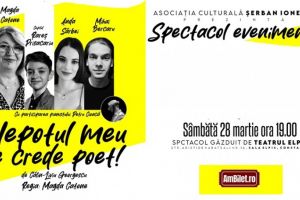 Comedia Nepotul meu se crede poet se joaca pe scena Teatrului Calutul de Mare Constanta. Cat costa biletele 