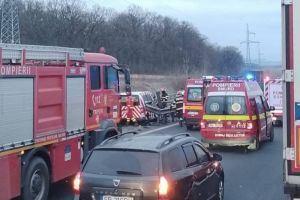 Accident în zona Hula Bradului: trafic îngreunat pe DN1