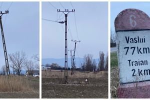 Stâlpii care stau să cadă