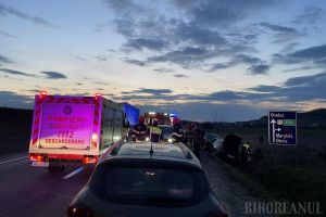 Accident pe DN 1, între Uileacu de Criş şi Aleşd: trei răniţi, traficul oprit temporar