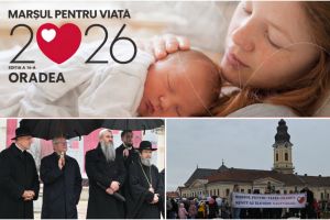 O nouă ediţie a „Marşului pentru Viaţă” va avea loc la Oradea, tema acestui an: „Solidaritate pentru amândoi” (FOTO)