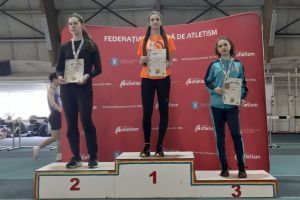 Alexandra Ioana Bontaş (CSȘ Bacău), campioană a României la triplusalt, colega sa de club, Sophia Maria Falcă, vice-campioană naţională la aceeaşi probă