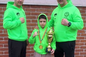 Patrick Cimbala, copilul de aur al kickboxingului din Vrancea, primul titlu de campion internaţional