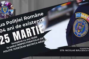 Ziua Poliţiei Române va fi sărbătorită la sediul IPJ Bistriţa-Năsăud