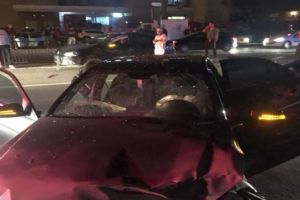 Un cetăţean vizibil turmentat,  a urcat la volan şi a provocat un accident rutier