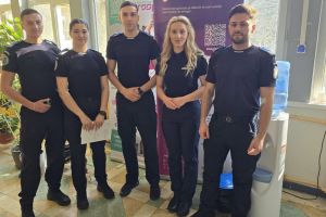 Jandarmii din Bacău au donat 12 litri de sânge în cadrul campaniei „Donează sânge! Salvează o viaţă!”