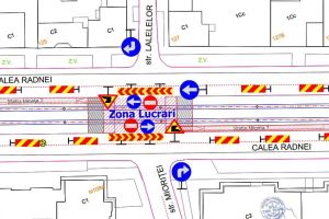 Circulaţie ÎNCHISĂ într-o importantă intersecţie din Arad