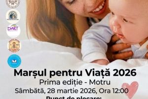 Marşul pentru Viaţă 2026, organizat la Motru şi Polovragi