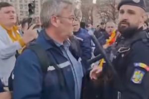 VIDEO - JANDARMUL „CU TUPEU” DIN PIAȚA VICTORIEI: SIMBOLUL UNEI INTERVENȚII SCĂPATE DE SUB CONTROL LA MITINGUL MINERILOR
