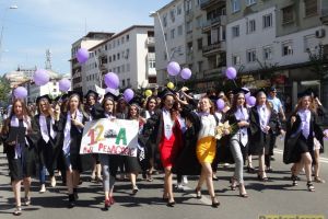 Parada absolvenţilor de la „Pedagogic”