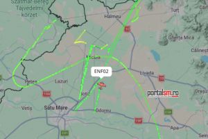 FOTO. Un avion special survolează judeţul Satu Mare: zgomotul a ridicat privirile sătmărenilor spre cer. Ce misiune are avionul