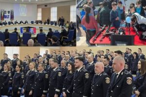 Ziua Poliţiei Române, marcată la Slatina prin avansări în grad şi expoziţii de tehnică şi echipamente din dotarea IPJ Olt/ FOTO
