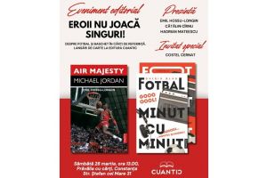Eveniment editorial la Constanta dedicat iubitorilor de sport. Carti despre baschet si fotbal