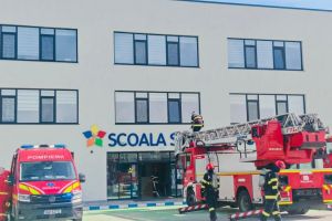 Exercitiu de evacuare la Școala Gimnaziala Spectrum Constanta (FOTO)