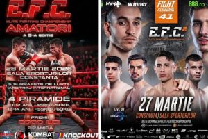 Elite Fighting Championship. Regal al sporturilor de contact la Constanta, in weekend: Cosmin Bruma isi apara titlul mondial!