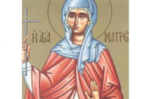 Calendar creştin-ortodox 27 martie 2026. Sfânta Muceniţă Matroana din Tesalonic