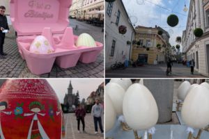 VIDEO. Decoraţiuni noi la Târgul de Paşte din Timişoara. Evenimentul a început azi, fără fast