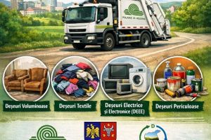 Campanie gratuită de colectare a deşeurilor voluminoase, textile şi periculoase în Focşani
