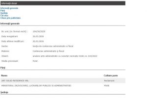 Un dezvoltator imobiliar din Constanta solicita in instanta anularea unui ordin emis de MDLPA 