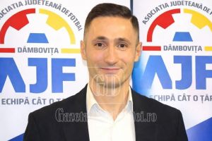 FOTBAL JUDEȚEAN: Mihai Ovidiu Motan este noul vicepreşedinte al CJA Dâmboviţa