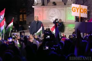 Viktor Orban, huiduit la un miting electoral. Le-a răspuns nervos protestatarilor: „Împingeţi căruţa Ucrainei” (VIDEO)