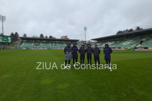 FOTO+VIDEO: Fotbalistii de la Farul Constanta au ajuns la stadionul din Razgrad. Care e primul 11 pentru meciul cu Ludogoret 