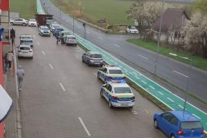 Intervenţie în forţă a Poliţiei în cartierul Magnolia din Sibiu / foto