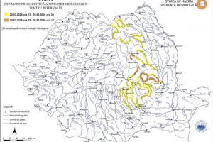 Avertizare hidrologică actualizată pe râurile din bazinul Siret: Cod galben şi cod portocaliu în următoarele 48 de ore