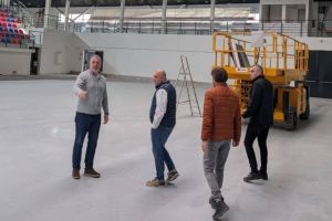 Patinoarul acoperit din Târgu Mureş, ”în etapa reglajelor fine”