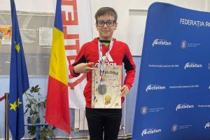 Atletism: Mihail Merluşcă (SCM Bacău), vice-campion al României U13 la triatlon!