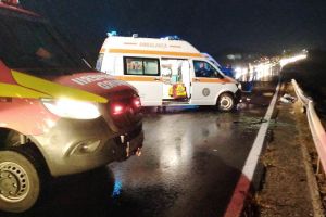 Accident la Homocea, un bărbat  a ajuns la spital