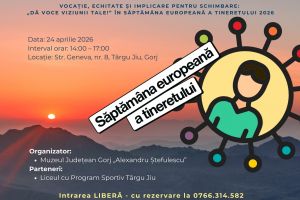 Atelier interactiv pentru tineri, organizat la Târgu Jiu