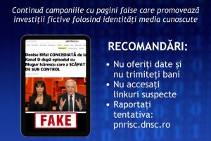 Atentie! Tentative de frauda care folosesc identitati media cunoscute