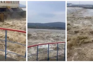 Viitura de pe Trotuş a fost atenuată de acumulările Hidroelectrica. Avertizări hidrologice în vigoare pe râurile din estul ţării