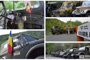 FOTO, VIDEO: Periplu în Apuseni alături de bătrânul ARO. „100 de ani de la Marea Unire” sărbătoriţi la Alba, de Retromobil Club România