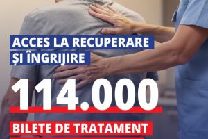 Peste 110.000 de bilete de tratament balnear se vor acorda pentru pensionari
